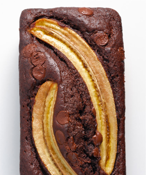 Bananenbrot mit Schokolade: die Superlative